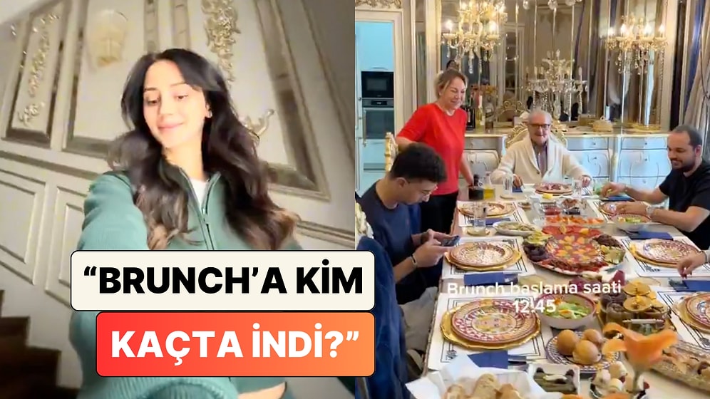 Sadece Dizilerde Yokmuş: Malikanede Yaşayan Bir Kadın Aile Üyelerinin Brunch'a Saat Kaçta İndiğini Paylaştı
