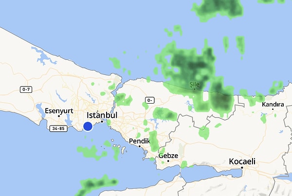 Meteorolojik ölçümler, son hafta sonu boyunca İstanbul'da en fazla yağışın metrekareye 50.8 kilogram ile Sarıyer'e düştüğünü ortaya koydu.