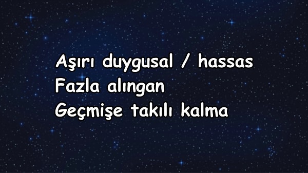 3 olumsuz özelliğin;👇