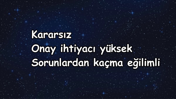 3 olumsuz özelliğin;👇