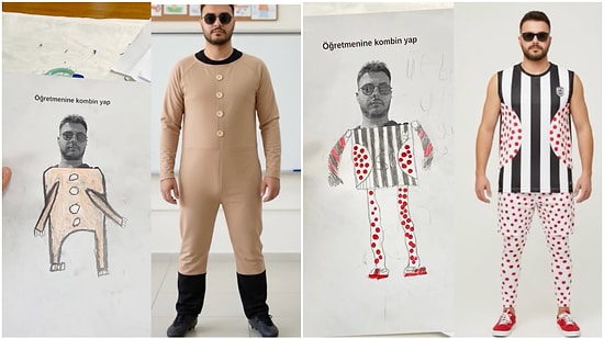 Teacher Transforms Students' Outfit Sketches into Reality with Artificial Intelligence