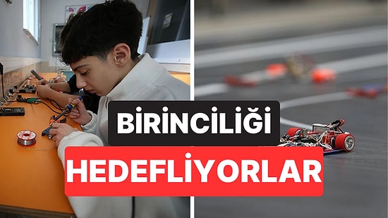 Otonom Robotla Avrupa Üçüncüsü Olan Meslek Liseliler Zirveyi Hedefliyor