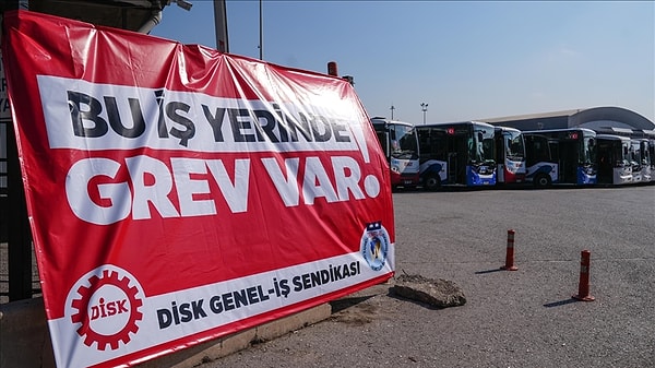 İzmir’de işçi grevi yaşandı.