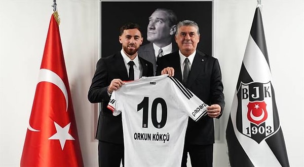 Orkun Kökçü Beşiktaş’a transfer oldu.