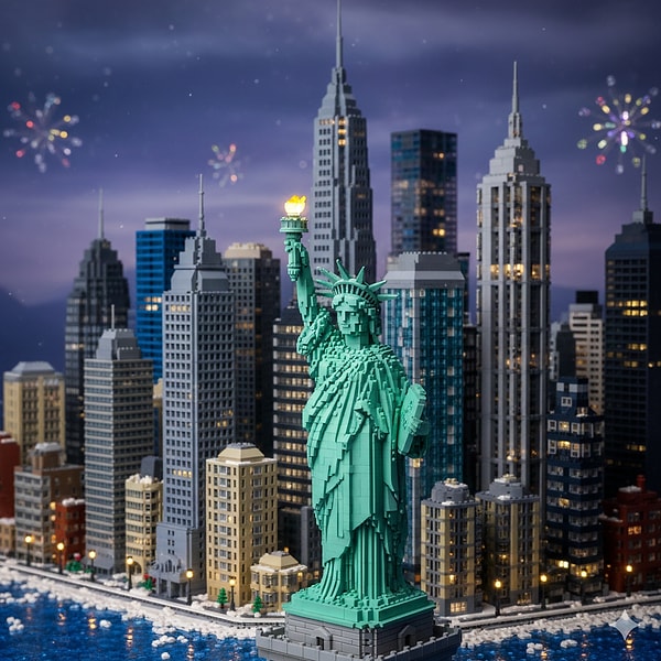 2. New York’un Enerjisi: Özgürlük Heykeli.