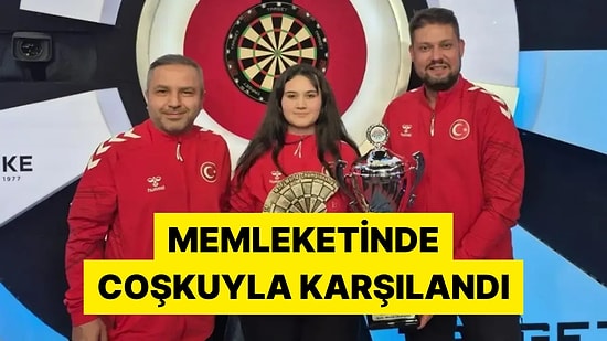 İlk Altın Madalya! Milli Dartçı Zehra Gemi Dünya Şampiyonu Oldu