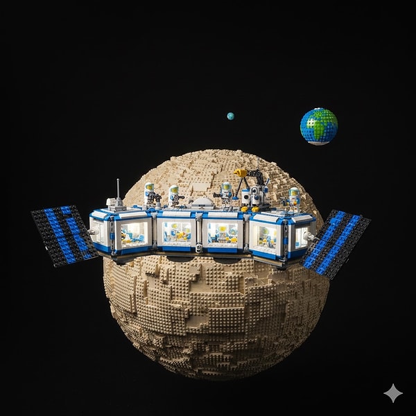 3. Ay’ın yörüngesinde kurulacak küçük istasyon görevlerin merkezi olacak.