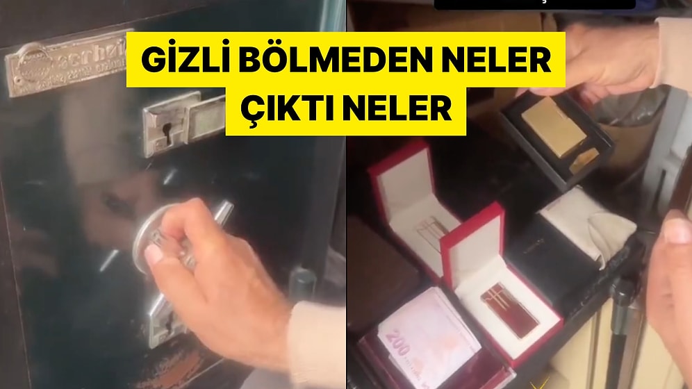 İçi Boş Diye Satılan Dededen Kalma Kasanın Gizli Bölmesinden Çıkan Eşyalar Şaşırttı