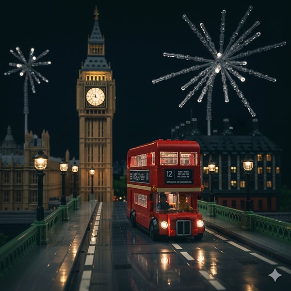 2. Londra, İngiltere: Thames Nehri kıyısında görsel bir şölen hazırlanıyor.