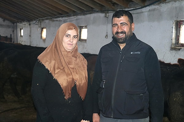 Polat ailesi, Ağrı’da projeden yararlanan ilk üretici oldu