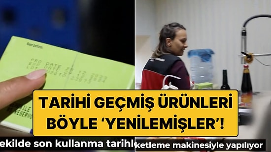 Bunu da Yaptılar! Son Kullanma Tarihi Geçmiş Ürünlerin Tarihini Değiştirirken Yakalandılar!