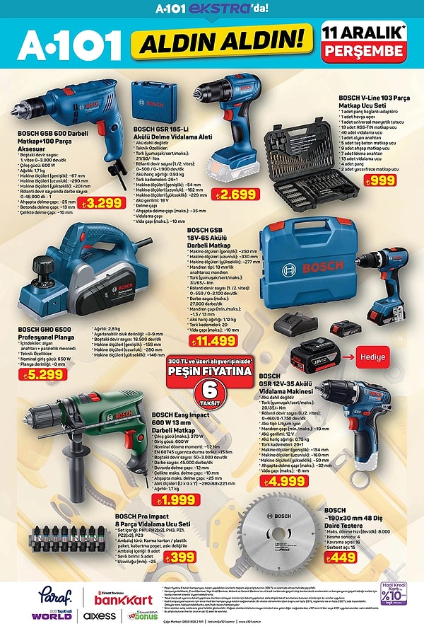 Bosch Matkap ve Vidalama Makinesi Çeşitleri