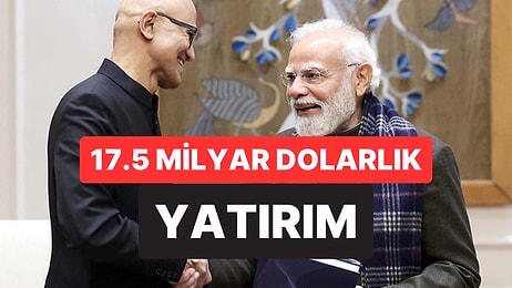 Microsoft’tan Hindistan’a Rekor Hamle: 17,5 Milyar Dolarlık Yapay Zeka ve Bulut Yatırımı Yapacak