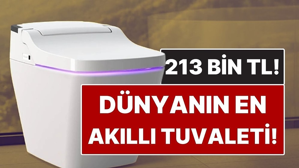 213 Bin TL'lik Dünyanın En Akıllı Tuvaleti Tanıtıldı! İdrarı Bile Analiz Ediyor