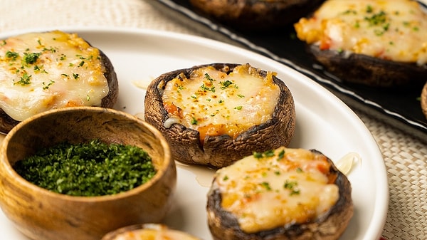 Mantar ve Biber Dilimleri