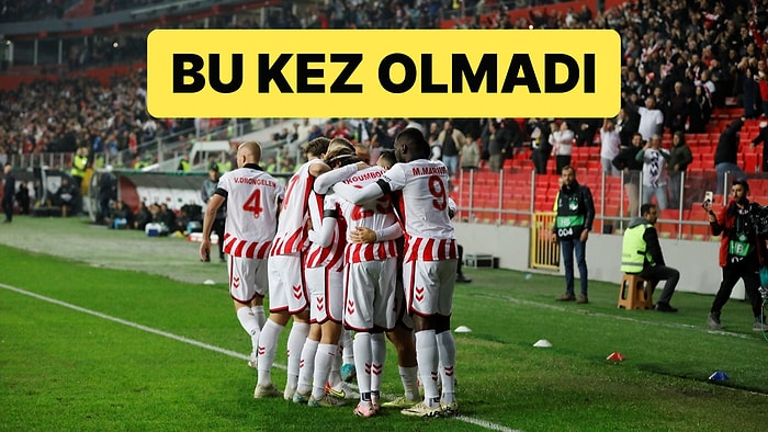 Samsunspor, Konferans Ligi'ndeki İlk Mağlubiyetini AEK'e Karşı Aldı
