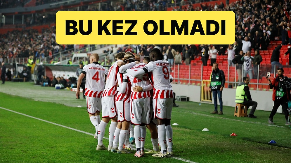 Samsunspor, Konferans Ligi'ndeki İlk Mağlubiyetini AEK'e Karşı Aldı