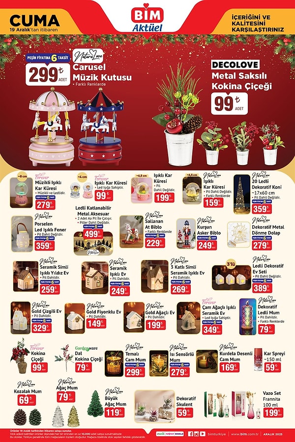 Natura Love Carusel Müzik Kutusu 299 TL