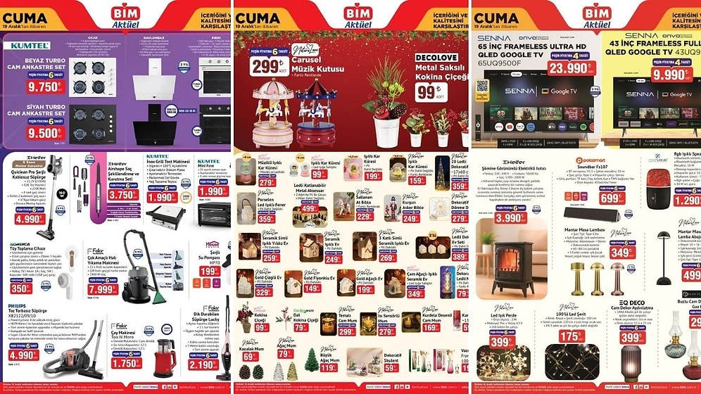 BİM'e Şömine Görünümlü Elektrikli Isıtıcı Geliyor! 19 Aralık 2025 BİM Aktüel Ürünler İndirim Kataloğu