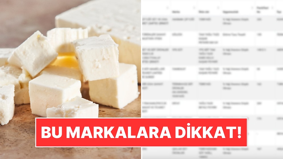 Bu Markalara Dikkat: Dokuz Peynir ve Tereyağı Ürününde Taklit ve Tağşiş Tespit Edildi