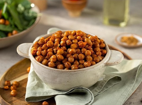 7. Nohut ve Tatlı Patatesli Baharatlı Bowl