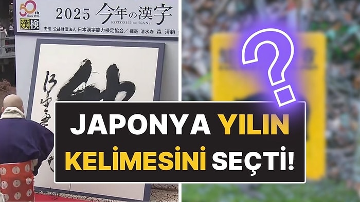 Japonya 2025'in "Ruh Halini" Yansıtan Kelimeyi Seçti! Tüm Sene O Konuşulmuştu