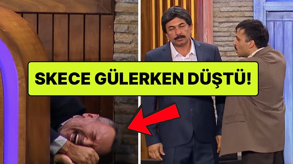 Ali Sunal, Güldür Güldür'deki Skece Gülerken Masadan Düştü!