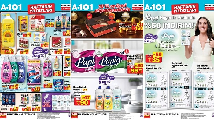 13 - 19 Aralık 2025 A101 Haftanın Yıldızları Kataloğu