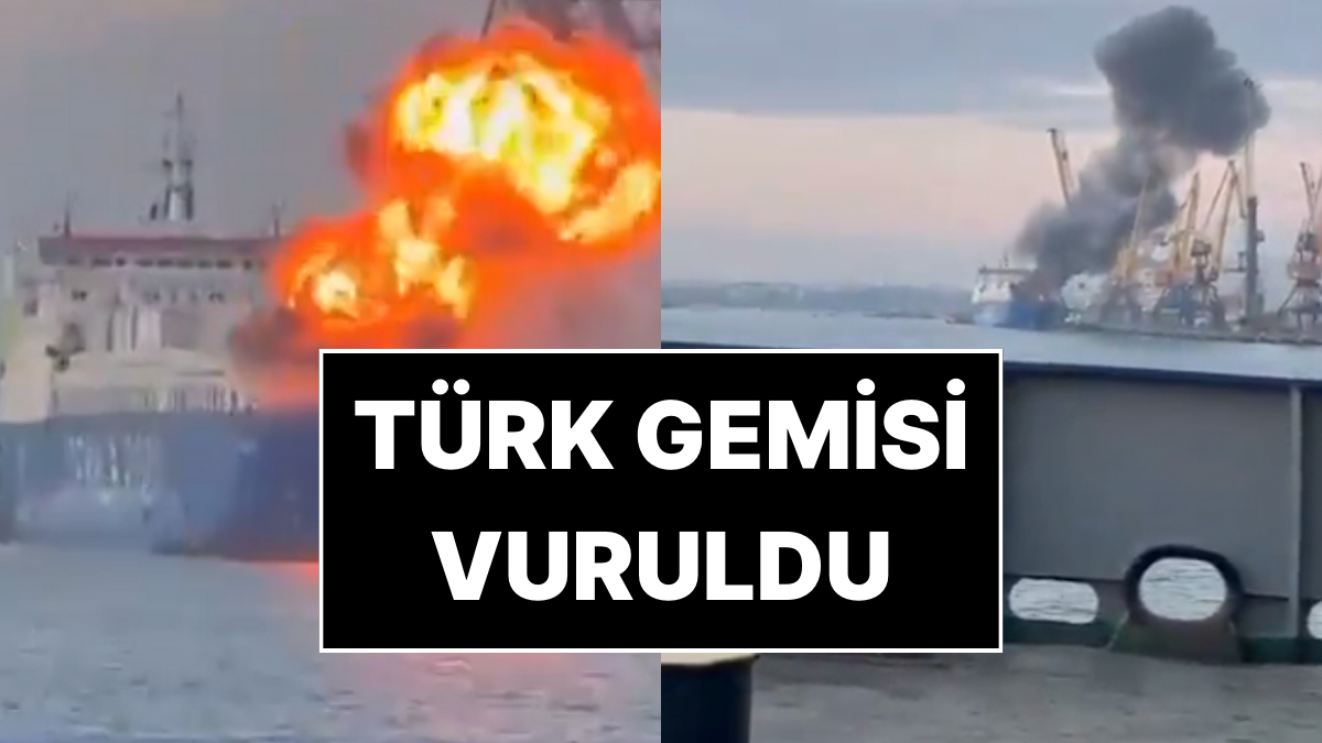 Türk Gemisinin Rus Füzesiyle Vurulma Anı Ortaya Çıktı