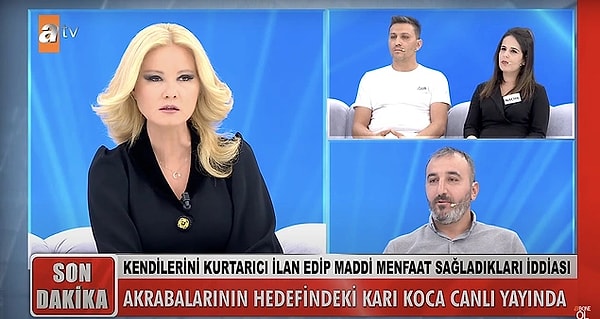 Müge Anlı'nın programında yine akıllara durgunluk verecek türden bir olay gündeme geldi.