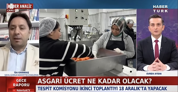 İsa Karakaş, asgari ücrete yüzde 20'nin altında zam yapılmayacağını söyledi.