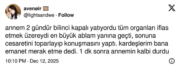 Daha sonra kullanıcılar da birer birer kendi hikayelerini anlatmaya başladı, okurken boğaz düğümletti.