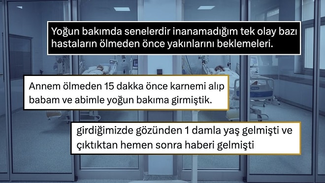 Vefat Etmeden Önce Yakınlarını Bekleyen Hastaların Yürek Burkan Hikayeleri