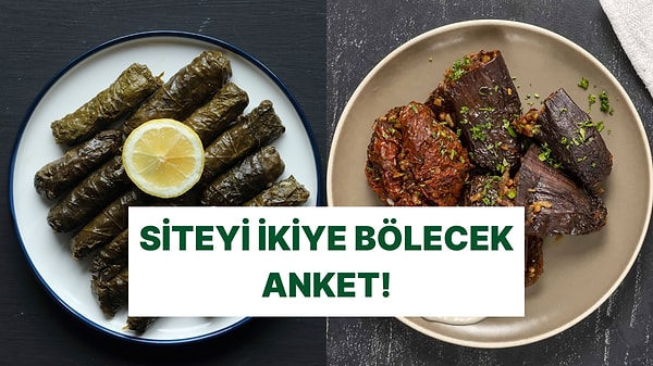 Katılımcıları İkiye Bölecek Türk Mutfağı Anketi!