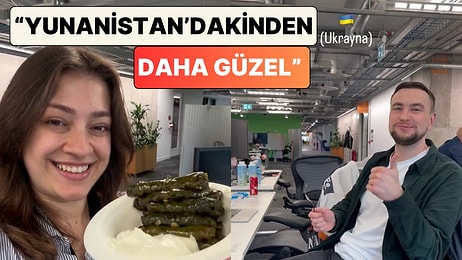 Yabancı İş Arkadaşlarına Türk Yemeklerini Tattıran İçerik Üreticisi Şimdi de Yaprak Sarma Denetti