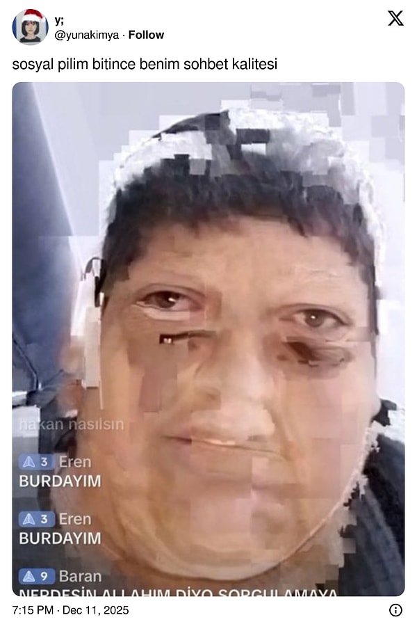 Algının tamamen kaybedildiği o an.