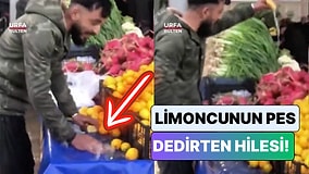Pazarda Limon Satan Bir Adamın Limonları Sulu Göstermek İçin Kullandığı Yöntem Anbean Kaydedildi