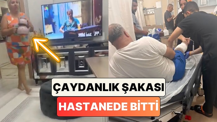 Çaydanlık Şakasının Sonu Kötü Bitti: Bir Kadın Dolu Olan Demliği Boş Sanınca Şaka Hastanede Bitti