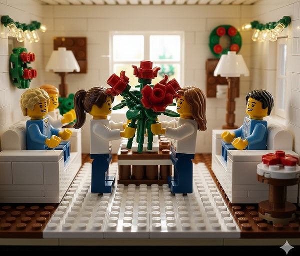 Güzel bir LEGO® Botanicals Gül Buketi ile sevdiklerini şaşırtabilirsin!