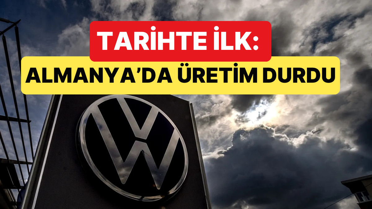 Volkswagen 88 Yıllık Tarihinde İlk Kez Almanya'da Üretimini Durduruyor