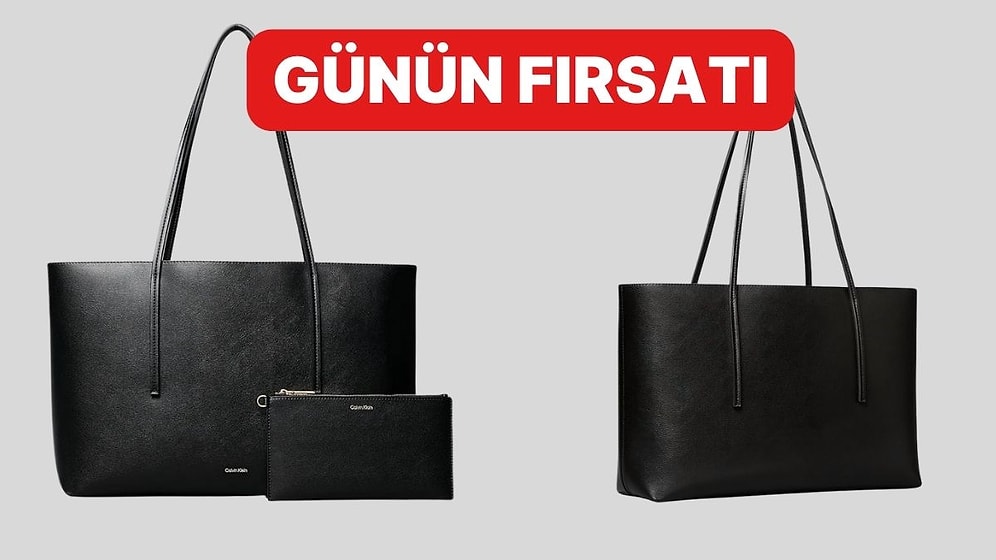 Günün Fırsatı: Calvin Klein FOIL LOGO Tote Çanta İndirimde!