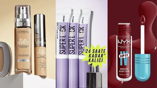 L’Oréal, Maybelline, NYX ve Garnier favorilerinde kaçırılmayacak bir fırsat var!