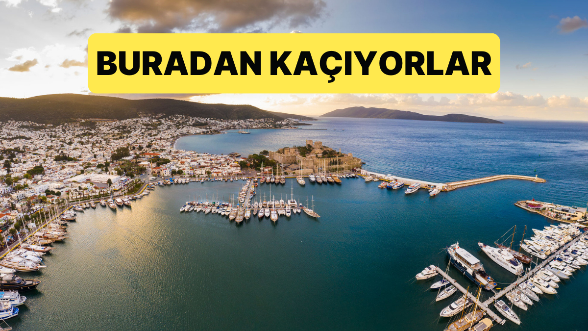 Türkiye'nin En Güzel İlçelerinden Bodrum'da Yaşayan Her 3 Kişiden 1'i Ayrılmak İstiyor