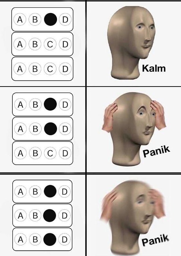 Şüpheye düşürüyor.