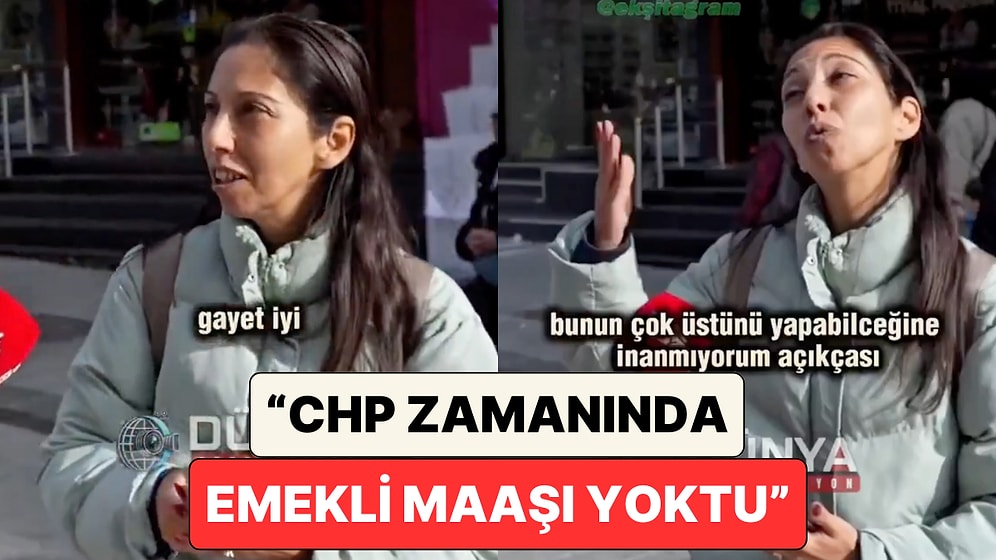 Sokak Röportajında Konuşan Bir Kadın "Emekli Maaşı" Açıklamasıyla Şaşırttı