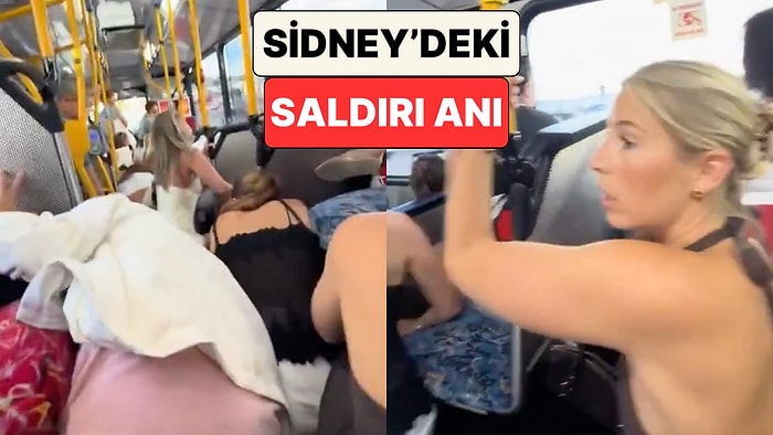 Sidney'deki Plaj Saldırısı Sırasında Oradan Geçen Bir Otobüste Yaşanan Panik Anları