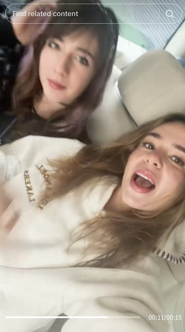 Leyla Ilıcalı’nın kardeşi Melisa Ilıcalı ile birlikte arabada çektiği neşeli video kısa sürede sosyal medyada viral oldu.