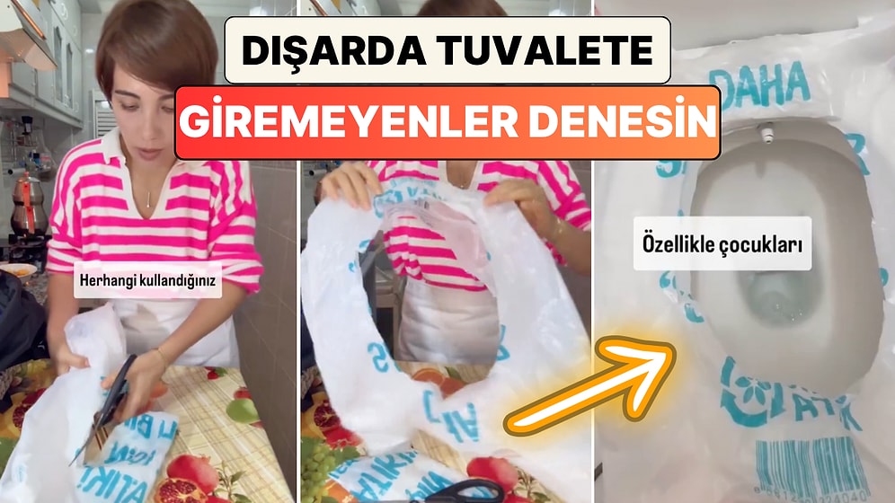Dışarda Tuvalete Gidemeyenlere Dev Hizmet: Bir İçerik Üreticisi Poşetle Yapabileceğiniz Basit Çözümü Gösterdi