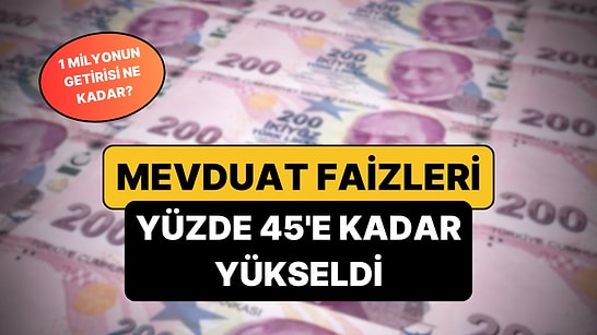 Mevduat Faizlerinde Son Durum: 1 Milyon TL'nin Aylık Getirisi Ne Kadar?
