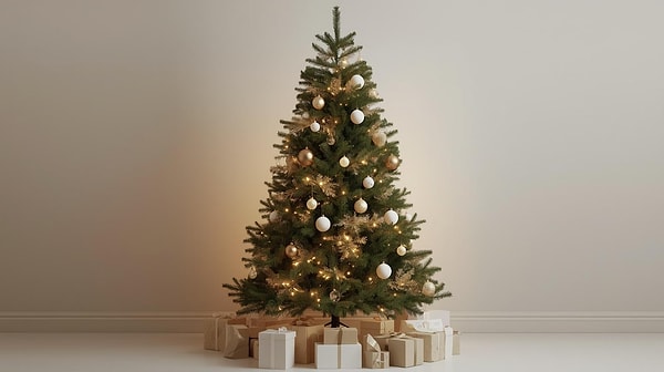 Klasik ve Zarif Yılbaşı Ağacı